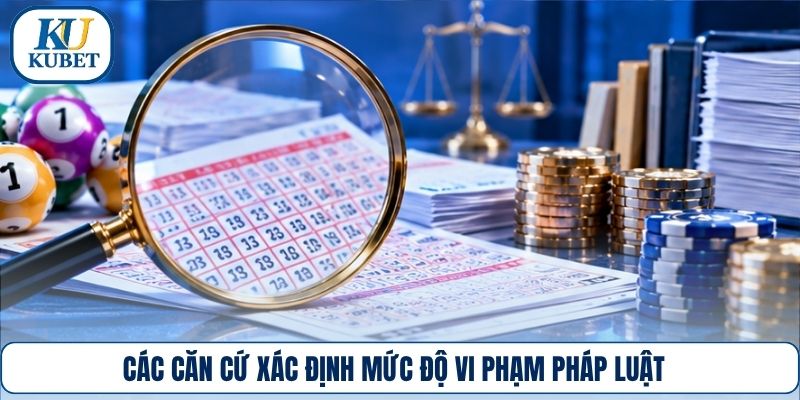 Các căn cứ xác định mức độ vi phạm pháp luật